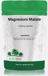 Cápsulas de malato de magnesio ECO-VITS 1250 mg - Imagen 1 de 2