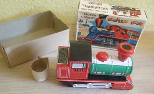 Locomotora de vapor Friction Powered Puffing Loco de colección juguete de hojalata excelente con embalaje original - Imagen 1 de 14