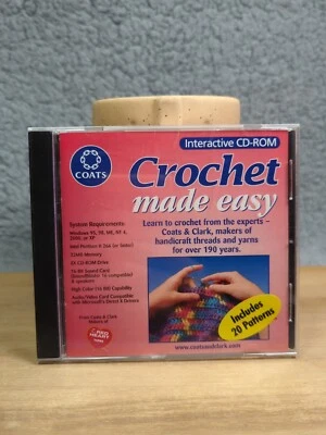 Coats & Clark Crochet Made Easy (CD-Rom, 2002) |  - Image 1 of 4