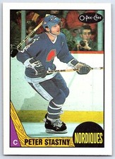 1987-88 O-Pee-Chee Peter Stastny Quebec Nordiques #21
