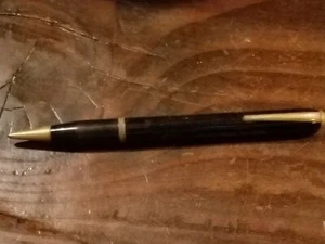Lápiz mecánico vintage Walt's Tulsa Station Delaware NJ 5" dorado y negro - Imagen 1 de 2
