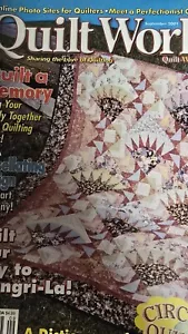 Quilt WORLD MAGAZINE September 2001 - Picture 1 of 3