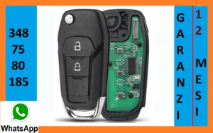 Chiave Completa Chip Telecomando FORD ECOSPORT FOCUS KA S-MAX RENGER 315Mhz ID49 - Foto 1 di 1