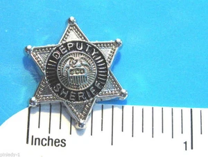 DEPUTY  SHERIFF - Hat pin ,  lapel pin , tie tac , hatpin  GIFT BOXED sm - Picture 1 of 4