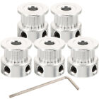  5 PCS Gt2 16t Pulley Gear Belt Tooth Aluminum Timing Accessories