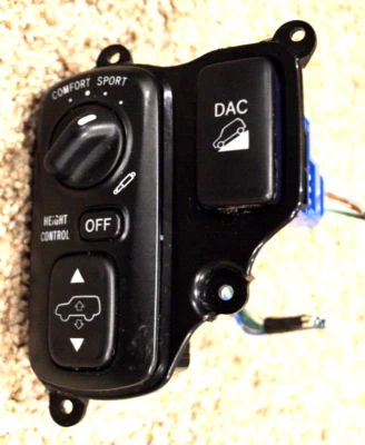2003-2009 LEXUS GX 470 GX470 SUSPENSION HEIGHT RIDE DAC CENTER CONSOLE SWITCHES - Imagem 1 de 4