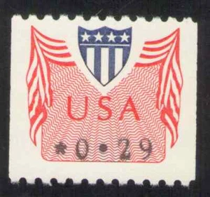 NOS. CVP31. 29c. Bobina de escudo simple. Menta. NH. 1992 - Imagen 1 de 1