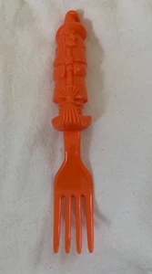 Halloween Utensil Cutlery Witch Fork Orange Plastic 6.5" - Picture 1 of 5