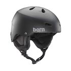 Bern Mens Team Macon Ski Snow Helmet Matte Black Medium