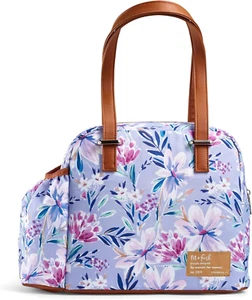 Fit+Fresh Laketown Adult Insulated Lunch Bag for Women and Men - Cute Small Lunc - Picture 1 of 12