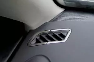 D Chrom Rahmen für Nissan Qashqai - Lüftungsgitter - Edelstahl poliert 2 Teile - Picture 1 of 3