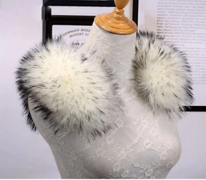 Chaqueta de piel sintética para mujer decoración piel accesorios para el hombro tira para el hombro 2 un. - Imagen 1 de 24