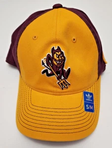 Arizona State Sun Devils NCAA adidas Stretch Fit Hat S/M - Picture 1 of 4