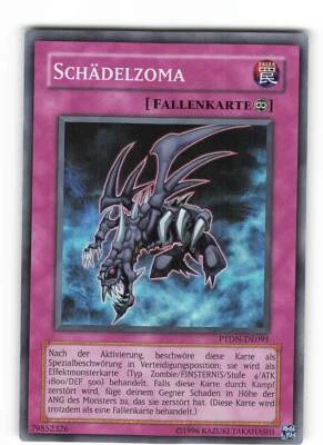 Yugioh SCHÄDELZOMA , ptdn-de095 Super Rare deutsch Near Mint  - Bild 1 von 2