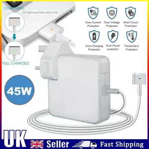 New for MacBook Air Charger 45W For Magsafe 2 Apple MacBook Air 11" 13" T-Tip UK - Picture 1 of 8