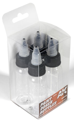 Paint Doser Bottles Trinkflasche Ausgussbecken Farbe 4x30 ML Zubehör Modell Kit