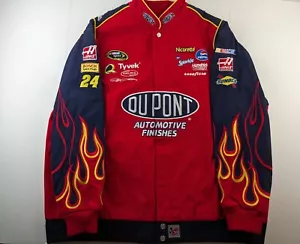 Chase Authentics Drivers Line Snap Flame Jacket Men 3XLT Heavy Embroidered Y3 - Picture 1 of 16