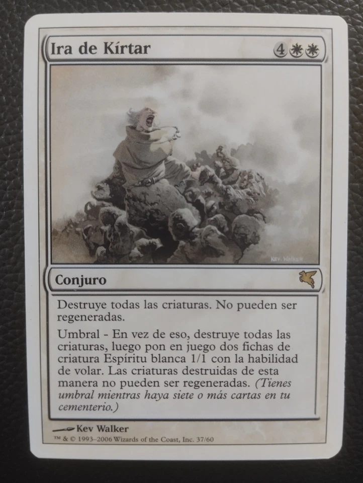 MTG KIRTAR'S WRATH (Ira De Kírtar) VERY RARE SPANISH [EXC-] Salvat-Hachette 2006 - Image 1 of 4