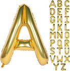 40 Inch Gold Letter Balloons | Giant Jumbo Helium Foil Mylar For Party Decoratio