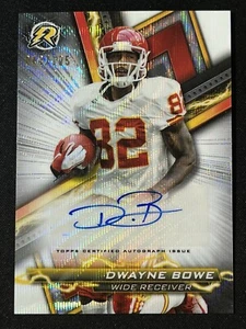 2023 Topps Composite Dwayne Bowe Auto 043/125 White Surge #RA-DWB Chiefs SP - Foto 1 di 3