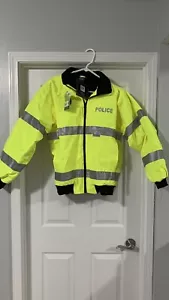 Charles River Police Snow/Rain winter Reflective Safety Traffic Jacket Size L - Picture 1 of 7
