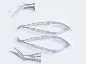 SS CASTROVIEJO corneal scissors medium10m blades broad handle right & left 