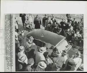 1959 Stampa Foto Uova Gettate all'auto di Anastas Mikoyan a Chicago - lra26310 - Foto 1 di 2