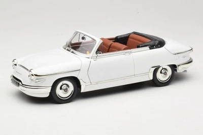 8174 Panhard PL17 Cabriolet White Solido 1:18 - Immagine 1 di 4