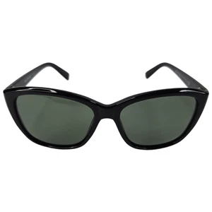 Polarized Eyewear Womens Black Oversized Retro Cat Eye Sunglasses Shades - Picture 1 of 16
