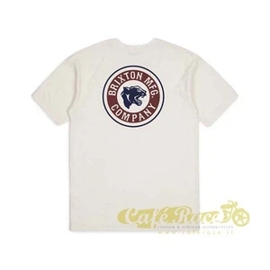 T-Shirt maglietta Brixton Forte II bianca - Imagen 1 de 2