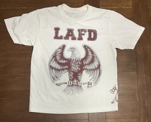 Travis Scott x LAFD Wildfire Fund Cactus Jack Charity Tee Men’s Size M NWOT - Picture 1 of 4