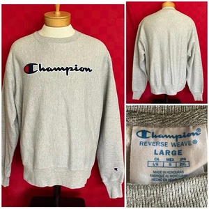 Felpa Champion Brand Reverse Weave taglia Large 3D retro MORBIDA - Foto 1 di 16