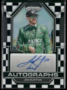 2023 Panini Prizm #A-JBT Jeb Burton Autographs Checkered Flag Prizm #/50 - Picture 1 of 2