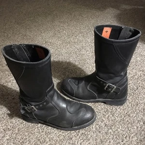 Harley Davidson schwarz Leder #95240 Reitstiefel HERREN GRÖSSE 9,5 - Bild 1 von 20