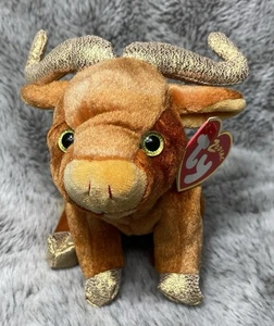 Ty Beanie Baby THE OX Chinese ZODIAC (6 Inch) NEW MWMTs Plush Stuffed Animal Toy - Picture 1 of 7