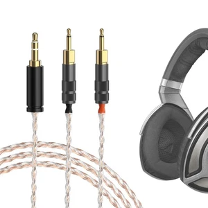 Apollo Copper Silver Braid Upgrade Audio Cable Compatible with Sennheiser HD7... - Picture 1 of 7
