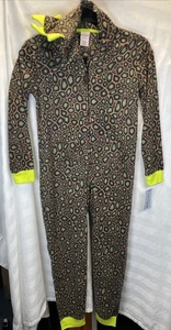 Pigiama dinosauro con cappuccio Cat and Jack ragazzo pezzo unico M taglia 8 verde marrone pigiama - Foto 1 di 10