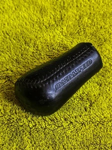 Mazdaspeed 5 Speed Shift Knob Eunos Roadster Base NA6CE RX7 FD3S Leather - Picture 1 of 3