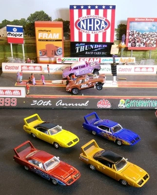 Plymouth Superbird 1970 lote de 4 coches campeón de carreras sueltos Foto 1 de 4