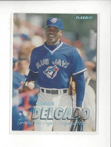 1997 Fleer Tiffany #237 Carlos Delgado Blue Jays - Picture 1 of 2