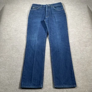 Vintage 80er Lee Denim Jeans Herren Größe 29x30 blau dunkle Waschung Union Made in USA - Bild 1 von 15