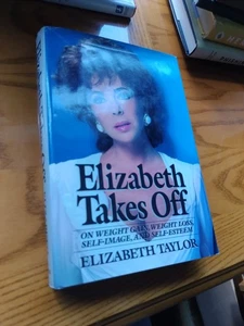 signiert, Elizabeth Takes Off, 1987, Erstausgabe, Elizabeth Taylor, HCDJ - Bild 1 von 13