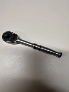 Snap-On#TM70B - 1/4” Dr., Chrome, 4.25” Long, Stubby Ratchet READ #8B1 - Picture 1 of 9