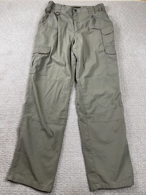 Pantalones tácticos 5.11 para hombre talla 34x34 gris Taclite Pro Ripstop cintura elástica trabajo Foto 1 de 4