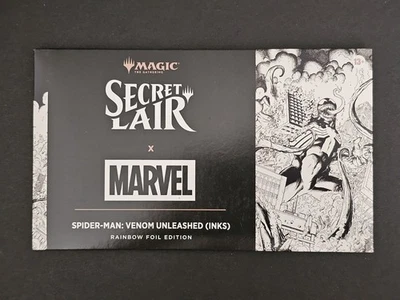 MTG Secret Lair: Marvel Spider-Man: Venom Unleashed (Inks) Rainbow Foil Edition - Image 1 of 4