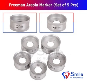 German Freeman Areola Marker Set Of 5 - Breast Markers - Breast Surgery CE - Picture 1 of 6