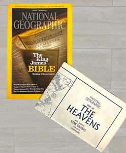 Vtg National Geographic Dec 2011 King James Bible w/Map Tigers Japan's Nuclear - Picture 1 of 8