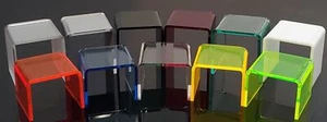 T'z Tagz 5x4x4 Multi-Color Single Unit Acrylic Home Decor or Showcase Riser - Picture 1 of 17