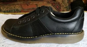 Doc Martens Black Mel 6 Eyelet Lace Up Shoe Size Womens US 6 UK 4 - Picture 1 of 5