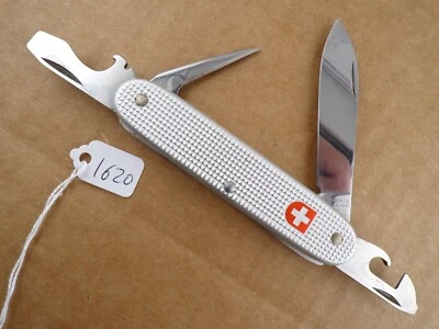 Navaja de bolsillo Victorinox Soldier 1961 Swiss Army - 93 mm Alox 1998 - Excelente Foto 1 de 4